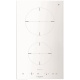 Plita incorporabila Fulgor Milano, CH 302 ID TC WH, 30 cm, plita inductie, 2 zone gatit, timmer, sticla alba