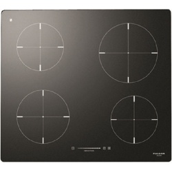 Plita incorporabila Fulgor Milano, CH 604 ID TS BK, 60 cm, plita inductie, 4 zone gatit, timmer, sticla neagra