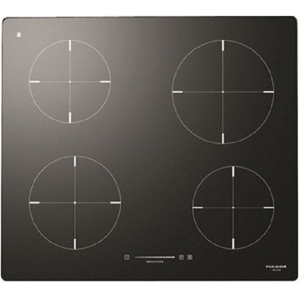 Aragaz Tecnogas P1X66M4VC, 60 cm, gaz, 4 arzatoare, grill, otel inoxidabil