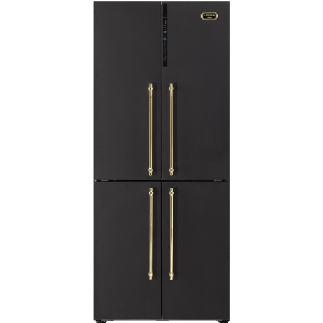 Side by Side Lofra GFRNM619/O, Capacitate 519L, No Frost, 4 Usi, H 186 cm, Negru