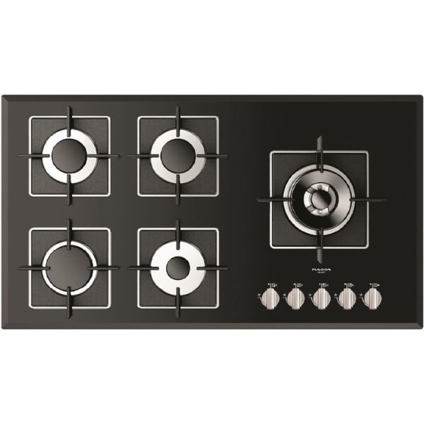 Aragaz Tecnogas P1X66M4VC, 60 cm, gaz, 4 arzatoare, grill, otel inoxidabil