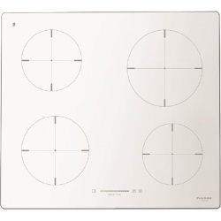 Plita incorporabila Fulgor Milano, CH 604 ID TS WH, 60 cm, plita inductie, 4 zone gatit, timmer, sticla alba