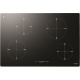 Plita incorporabila Fulgor Milano, CH 804 ID TS BK, 80 cm, plita inductie, 4 zone gatit, timmer, sticla neagra