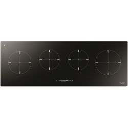 Aragaz Tecnogas P1X66M4VC, 60 cm, gaz, 4 arzatoare, grill, otel inoxidabil