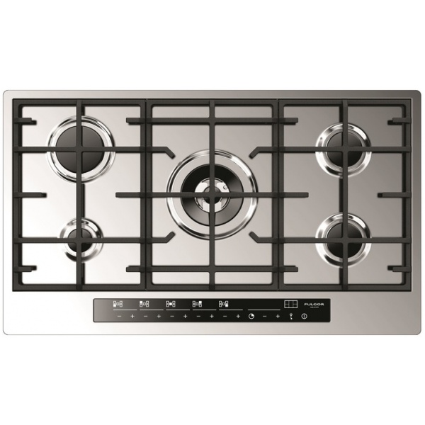 Plita incorporabila Fulgor Milano, CPH 1124 GWK TC X, 112 cm, plita gaz, 4 arzatoare,sistem Stop-Gaz, touch control, inox