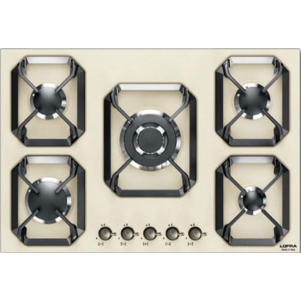 Aragaz Tecnogas P1X66M4VC, 60 cm, gaz, 4 arzatoare, grill, otel inoxidabil