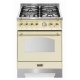 Aragaz Lofra RBI66MFT/CI, 60x60 cm, gaz, 4 arzatoare, grill, aprindere electronica, timer, crem