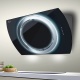 Hota design Baraldi Surf 01SUR090BL70, 90 cm, 700 m3/h, sticla neagra