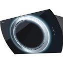 Hota design Baraldi Surf 01SUR090BL70, 90 cm, 700 m3/h, sticla neagra