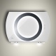 Hota design Baraldi Surf 01SUR090BL70, 90 cm, 700 m3/h, sticla neagra