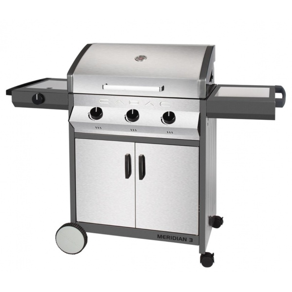 Gratar pe gaz cu arzator lateral CADAC MERIDIAN STAINLESS STEEL 3B+SB