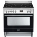 Aragaz Lofra VENEZIA PNMG96WMFT/5I, 90X60cm, 5 zone cu inductie, cuptor electric , grill, timer, negru