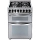 Aragaz Lofra Professional PUD66MFE/Ci, 60x60cm, 4 arzatoare, 2 cuptoare electrice, grill, rotisor, aprindere electronica, inox