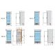 Vitrina bauturi Tecfrigo TFGC 169, cu caseta luminoasa,capacitate 65 L, temperatura +1/+10º C, alb