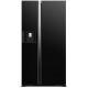 Side by Side Hitachi R-SX700GPRU0 , clasa F, 633 Litri, 179 cm inaltime, compresor inverter, sticla neagra