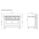 Aragaz Lofra Professional 120 PNMG126GVGT/2Ci 120X60cm, 7 arzatoare, cuptor gaz, rotisor - grill, ventilare dubla, timer, Inox
