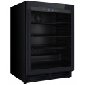 Vitrina de vinuri IOB150BB-BG, 51 sticle, 1 zona temperatura +3 +12 °C, maner + rama usa negru mat