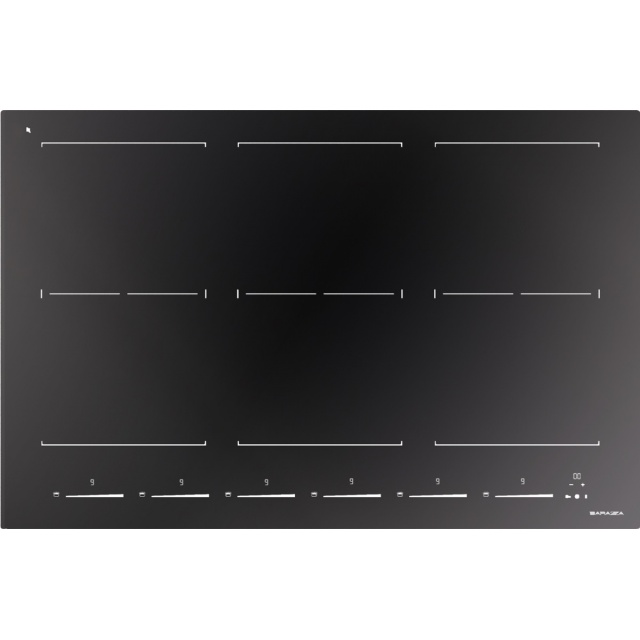 Plita incorporabila Barazza 1PIDS90N Space 90 cm, plita inductie, 5 zone gatit, aprindere electronica, sticla neagra