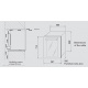 Aragaz Tecnogas P1X66M4VC, 60 cm, gaz, 4 arzatoare, grill, otel inoxidabil