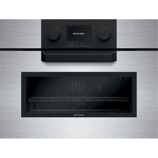 Cuptor incorporabil multifunctional cu aburi BARAZZA 1FEVGVC, 60cm, 40l, touch screen, negru