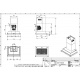 Hota decorativa Lofra Dolcevita 90 , 90 cm, 1 motor, 4 viteze, 800 m3/h, inox