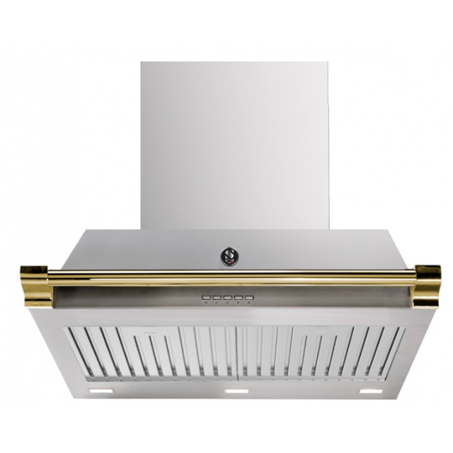 Hota decorativa STEEL Ascot 70, 70 cm, 1 motor, 4 viteze, 900 m3/h, panou control soft touch, inox