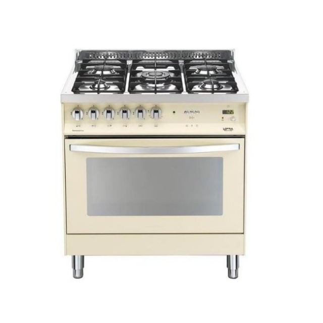 Aragaz Lofra RBI66MFT/CI, 60x60 cm, gaz, 4 arzatoare, grill, aprindere electronica, timer, crem