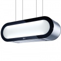 Hota design suspendata Baraldi Alexa 01ALXIS090ST80, 90 cm, 800 m3/h, sticla/inox