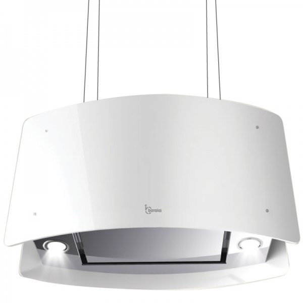 Hota design Baraldi Surf 01SUR090BL70, 90 cm, 700 m3/h, sticla neagra