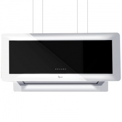 Hota design Baraldi Surf 01SUR090BL70, 90 cm, 700 m3/h, sticla neagra