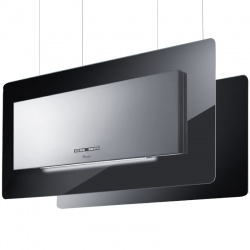 Hota design Baraldi Surf 01SUR090BL70, 90 cm, 700 m3/h, sticla neagra