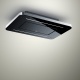 Hota de tavan Baraldi Stivia free 01STVFR090STB90, 90 cm, 900 m3/h, sticla neagra/inox