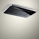 Hota de tavan incorporabila Baraldi Stivia soffitto 01STVSO090STB, 90 cm, motor Kube 900 m3/h, sticla neagra/inox
