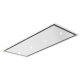 Hota de tavan incorporabila Baraldi Gea flat B&W 01GEAFL090WHSP, 90 cm, motor Kube 900 m3/h, Alb