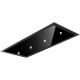Hota design Baraldi Surf 01SUR090BL70, 90 cm, 700 m3/h, sticla neagra