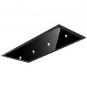 Hota design Baraldi Surf 01SUR090BL70, 90 cm, 700 m3/h, sticla neagra