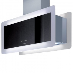 Hota design Baraldi Surf 01SUR090BL70, 90 cm, 700 m3/h, sticla neagra