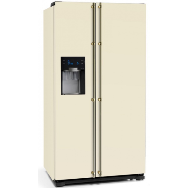 Side by Side Lofra GFRBI619, 619 l, Clasa A+, No Frost, H 180 cm, Crem